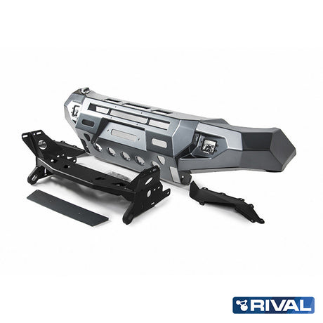 Mitsubishi L200 MQ RIVAL 4x4 aluminum front bumper – off-road protection detail view