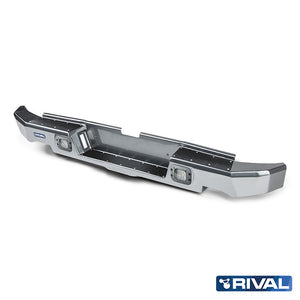 Mitsubishi L200 MQ RIVAL 4x4 aluminum rear bumper – off-road protection detail view