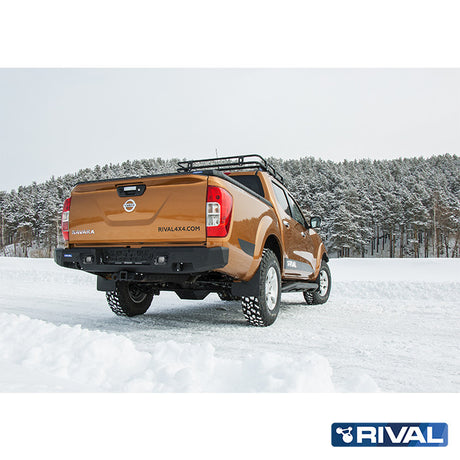 Nissan Navara NP300 (D23) RIVAL 4x4 aluminum rear bumper – off-road protection detail view