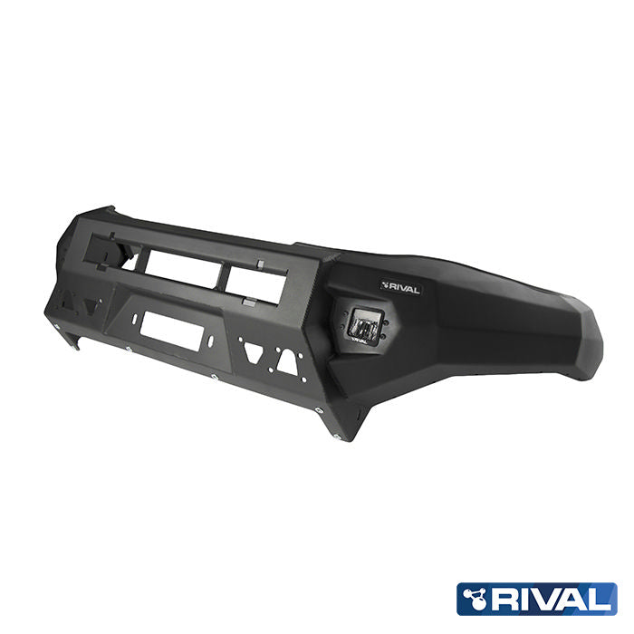 Toyota Hilux Revo RIVAL 4x4 aluminum front bumper – off-road protection detail view
