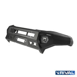 Toyota Hilux Revo RIVAL 4x4 aluminum front bumper – off-road protection detail view