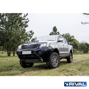 Toyota Hilux Vigo RIVAL 4x4 aluminum front bumper – off-road protection detail view