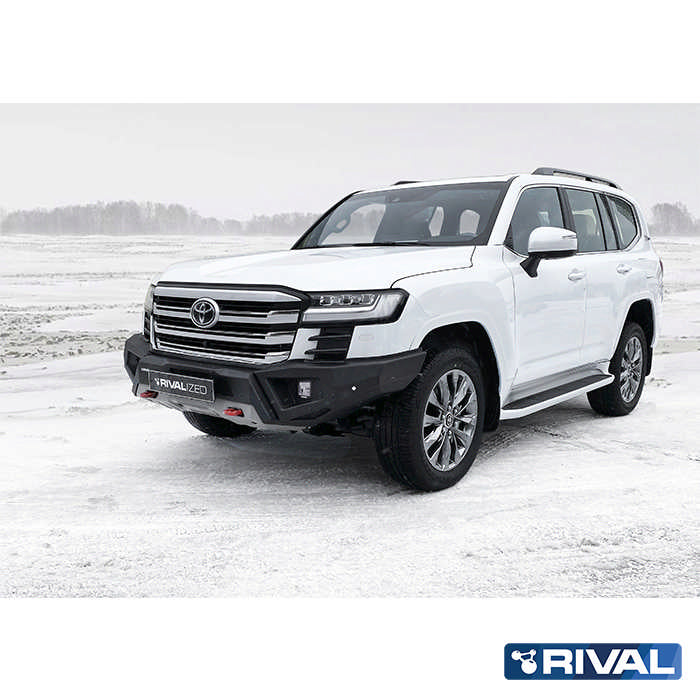 Toyota Land Cruiser 300 RIVAL 4x4 aluminum front bumper – off-road protection detail view