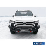 Toyota Land Cruiser 300 RIVAL 4x4 aluminum front bumper – off-road protection installed view