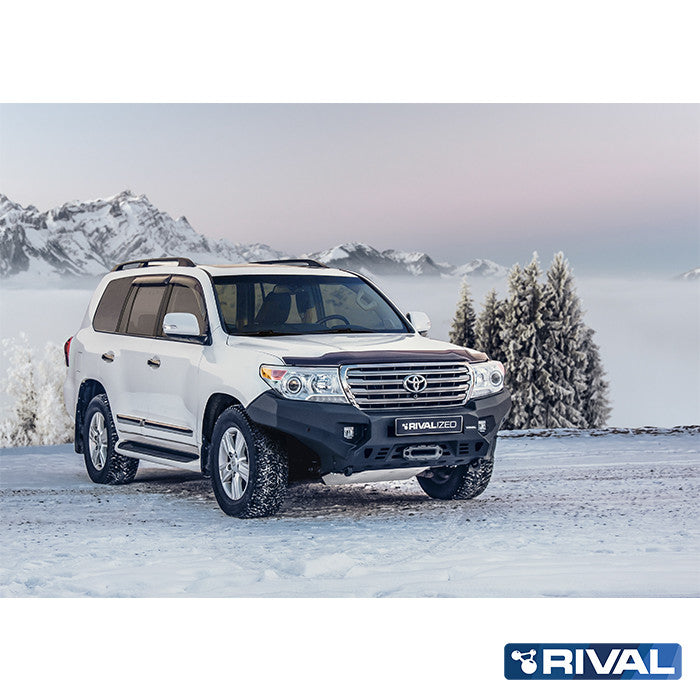 Toyota Land Cruiser 200 RIVAL 4x4 aluminum front bumper – off-road protection detail view