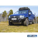 Volkswagen Amarok (2010-up) RIVAL 4x4 aluminum front bumper – off-road protection detail view