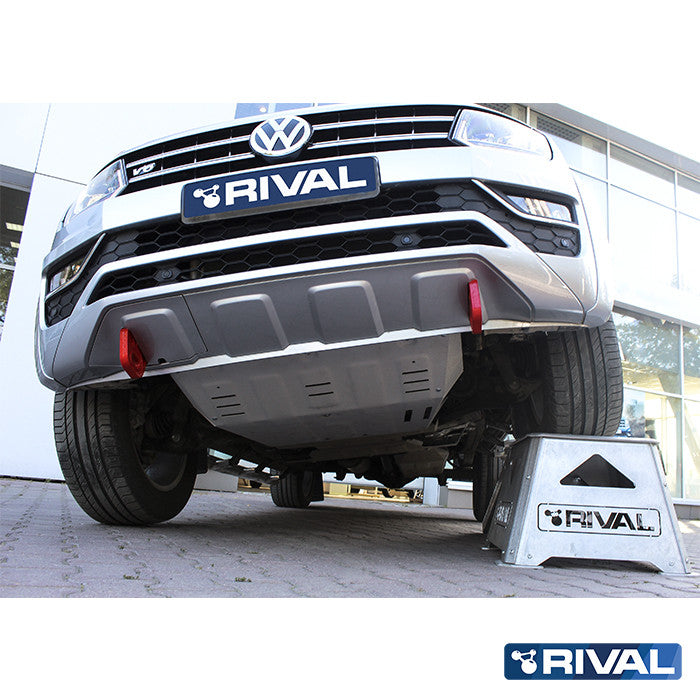 Volkswagen Amarok (2010-up) RIVAL 4x4 recovery points – off-road protection detail view