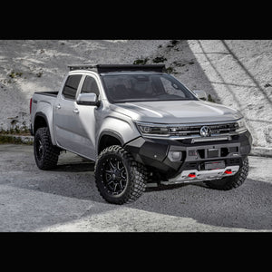 Volkswagen Amarok (2023-up) RIVAL 4x4 aluminum front bumper – off-road protection installed view