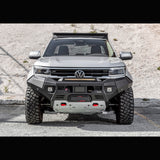 Volkswagen Amarok (2023-up) RIVAL 4x4 aluminum front bumper – off-road protection detail view