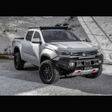 Volkswagen Amarok (2023-up) RIVAL 4x4 aluminum front bumper – off-road protection installed view