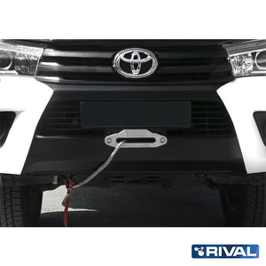 Toyota Hilux Revo RIVAL 4x4 Hidden Winch Mount for Toyota Hilux Revo – detail view