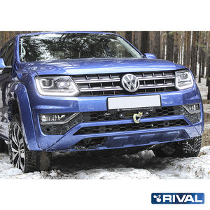 Volkswagen Amarok (2010-up) RIVAL 4x4 Hidden Winch Mount for VW Amarok (2010-up) – detail view