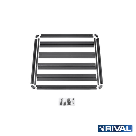 Volkswagen T5 / T6 RIVAL 4x4 aluminum roof rack – cargo system overview