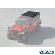 Jeep Wrangler (6 pcs) RIVAL 4x4 aluminum roof rack – cargo system detail view