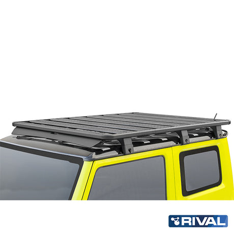 Suzuki Jimny (4 pcs) RIVAL 4x4 aluminum roof rack – cargo system detail view