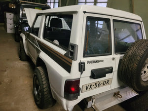 Nissan Patrol Y60 rear side exterior view