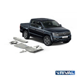 Volkswagen Amarok 3 0 V6 2016 RIVAL 4x4 aluminum differential skid plate – underbody protection overview
