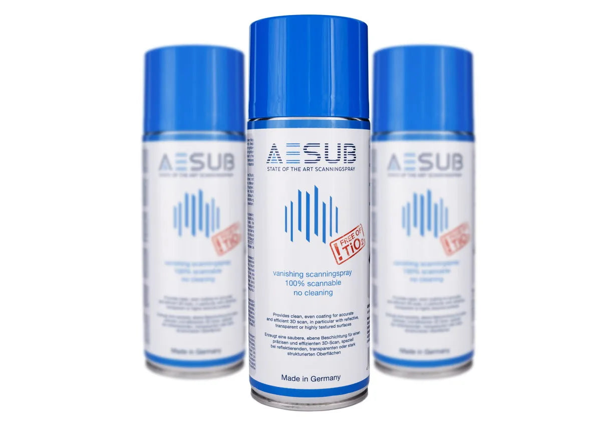 AESUB 3D scanning spray blue – 3 pcs multipack