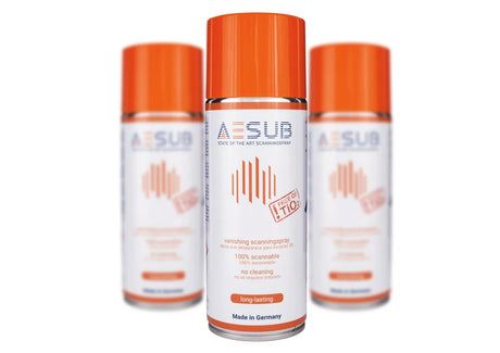 AESUB 3D scanning spray orange 3-pack bundle for scanning preparation
