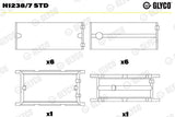 BMW M57 Crankshaft Main Bearings
