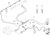 BMW M57 HD fuel divider 13537789364 – detailed close-up view