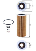 BMW M57 oil filter 11427788460 – angle view