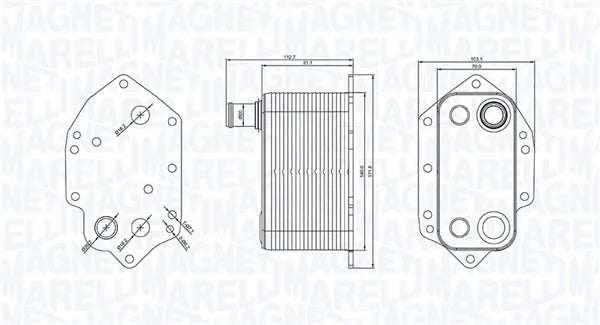 BMW M57 Oil-to-Coolant Heat Exchanger