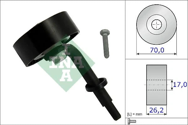 BMW M57 tensioner pulley 11287792224 – angle view 4