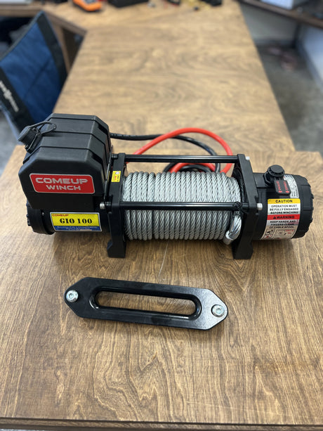ComeUp GIO electric winch – top view