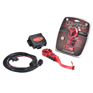 ComeUp winch remote control with 3-pin wiring – connector detail view