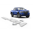 Ford Ranger 2022 full skid plate protection kit for off-road underbody defense