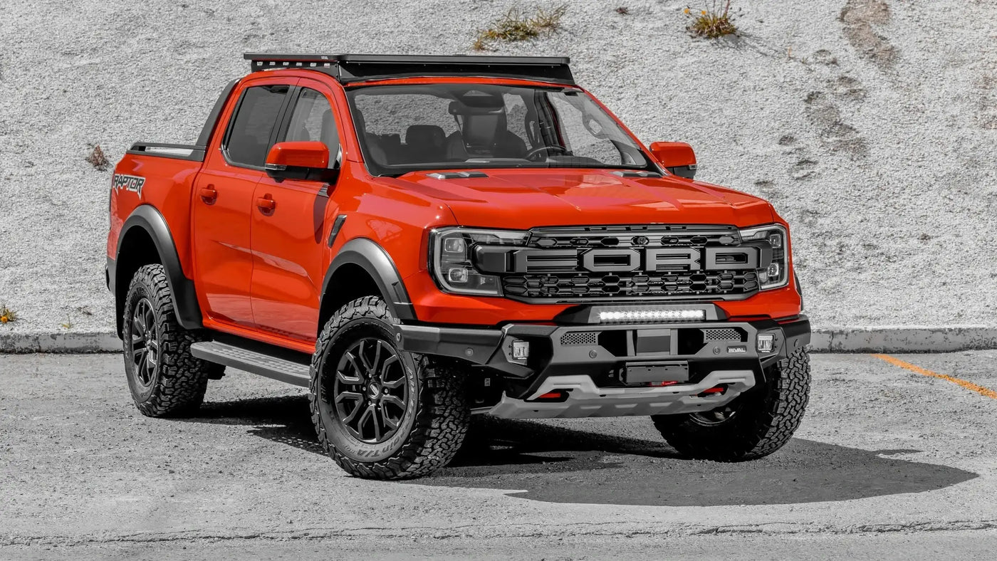 Ford Ranger Raptor performance off-road and overland upgrades including protection, suspension and expedition equipment