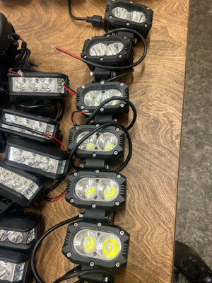 HD work LED light 40W white – universal off-road lamp