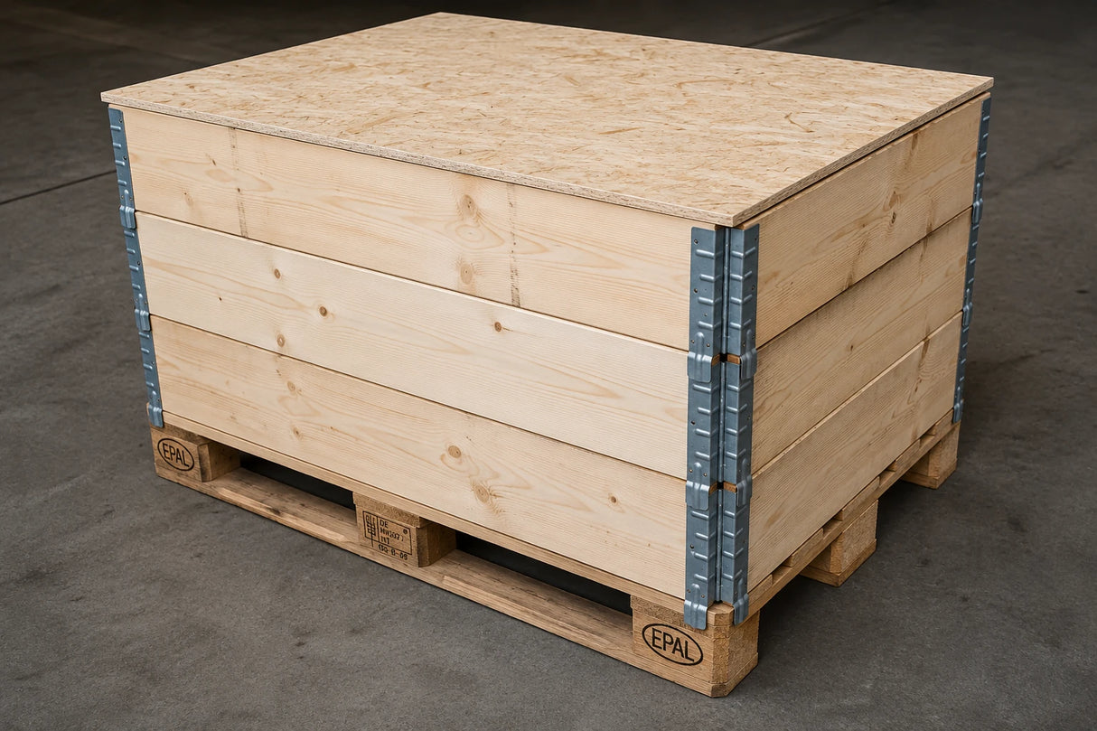 Heavy Duty E-Pallet Shipping Crate