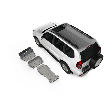 Toyota Land Cruiser 120 full skid plate protection kit