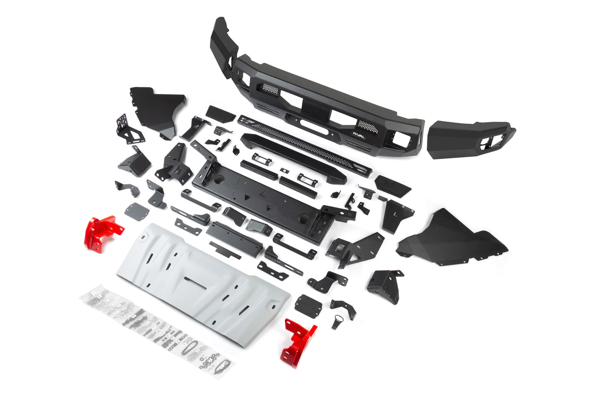 Toyota Land Cruiser 250 front bumper components for off-road and overland upgrades