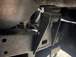 Land Cruiser 79 frame section – chassis detail