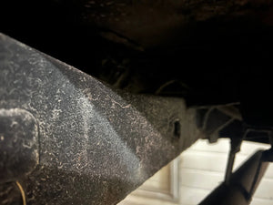 Land Cruiser 79 frame rear section – chassis detail