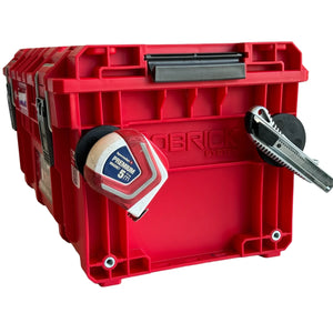 Magnetic Rubberized Holder Small M8 66mm On Box – small magnetic rubberised holder mounted on Qbrick box