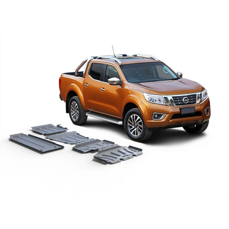 Nissan Navara full skid plate protection kit for off-road underbody defense
