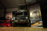 Overland-G aluminum front bumper on Mercedes-Benz G-Class static display at Abenteuer Allrad
