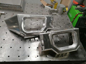 Overland-G Aluminum Front Bumper build sides left right welds