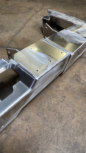 Overland-G aluminum rear bumper build process overview