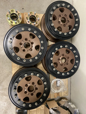 Overland-G beadlock wheels mounted view 2