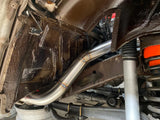 Overland-G diesel exhaust system downpipe section for OM648 engine swap in G-Class