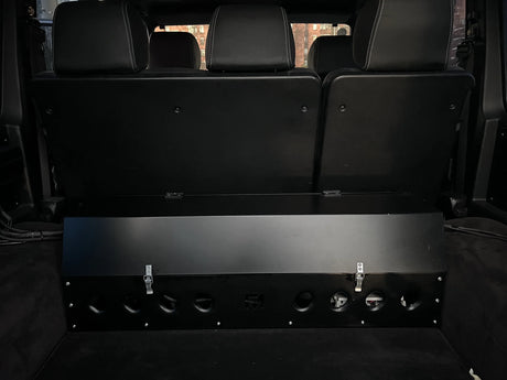 Overland-G dual battery storage box closed view