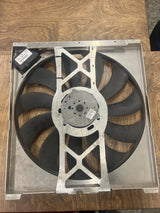 Overland-G expedition cooling kit radiator diffuser with fan mount detail