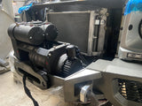 Overland-G expedition cooling kit radiator installed in Mercedes-Benz G-Class engine bay