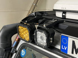 Overland-G expedition roof rack with Baja roof LED light bar installed on G-Class