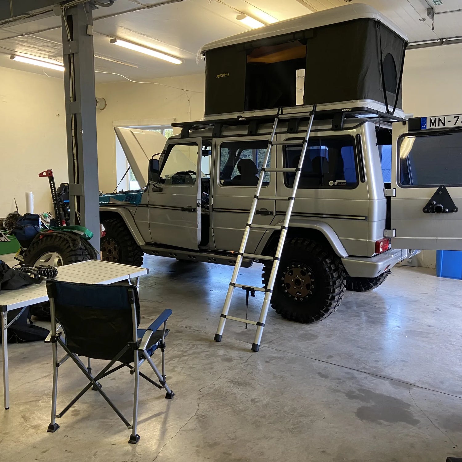 Overland-G expedition roof rack installation workshop